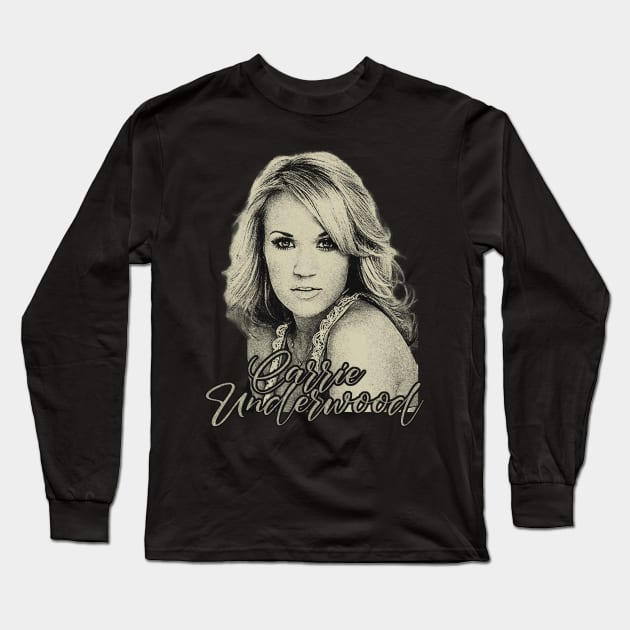 Carrie Underwood Long Sleeve T-Shirt by YukieapparelShop